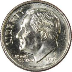 2002 P Coins Roosevelt Dime Prices