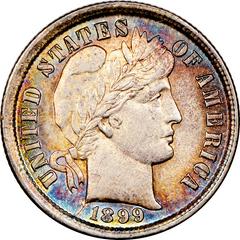 1899 [PROOF] Coins Barber Dime Prices