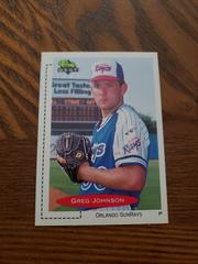 Greg Johnson #105 Baseball Cards 1991 Classic Best Prices