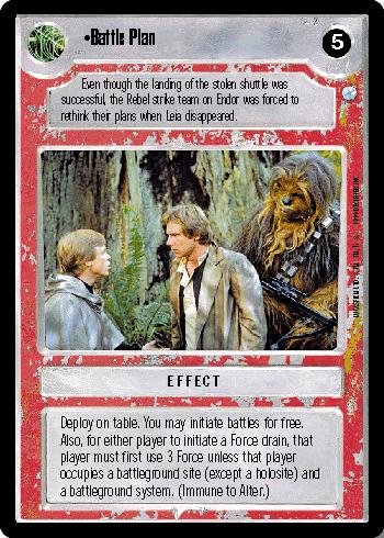 Battle Plan [Limited] Star Wars CCG Endor