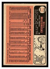 Back | Bill Mazeroski Baseball Cards 1966 Topps