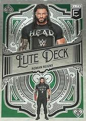 Roman Reigns [Green] Wrestling Cards 2023 Donruss Elite WWE Elite Deck Prices