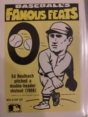 Padres/Ed Reulbach Baseball Cards 1986 Fleer Baseball's Famous Feats Prices