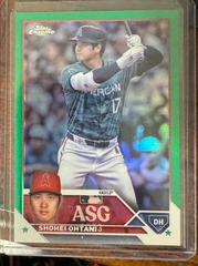 Shohei Ohtani [Green] #ASGC-6 Baseball Cards 2023 Topps Chrome Update All Star Game Prices