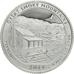 2014 S [GREAT SMOKY MOUNTAINS] Coins America the Beautiful Quarter Prices
