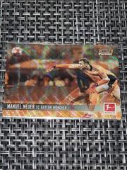 Manuel Neuer [Orange Refractor] Soccer Cards 2021 Stadium Club Chrome Bundesliga Prices