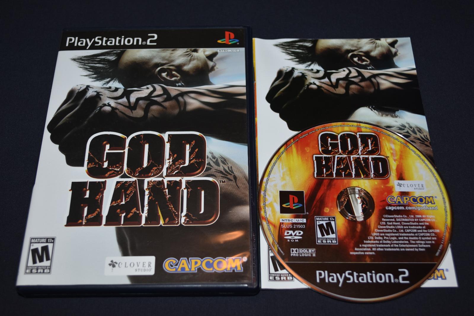 God Hand Item, Box, and Manual Playstation 2