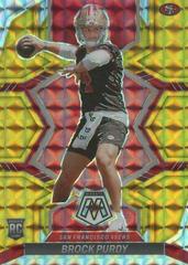 Brock Purdy [Gold] Football Cards 2022 Panini Mosaic Prices