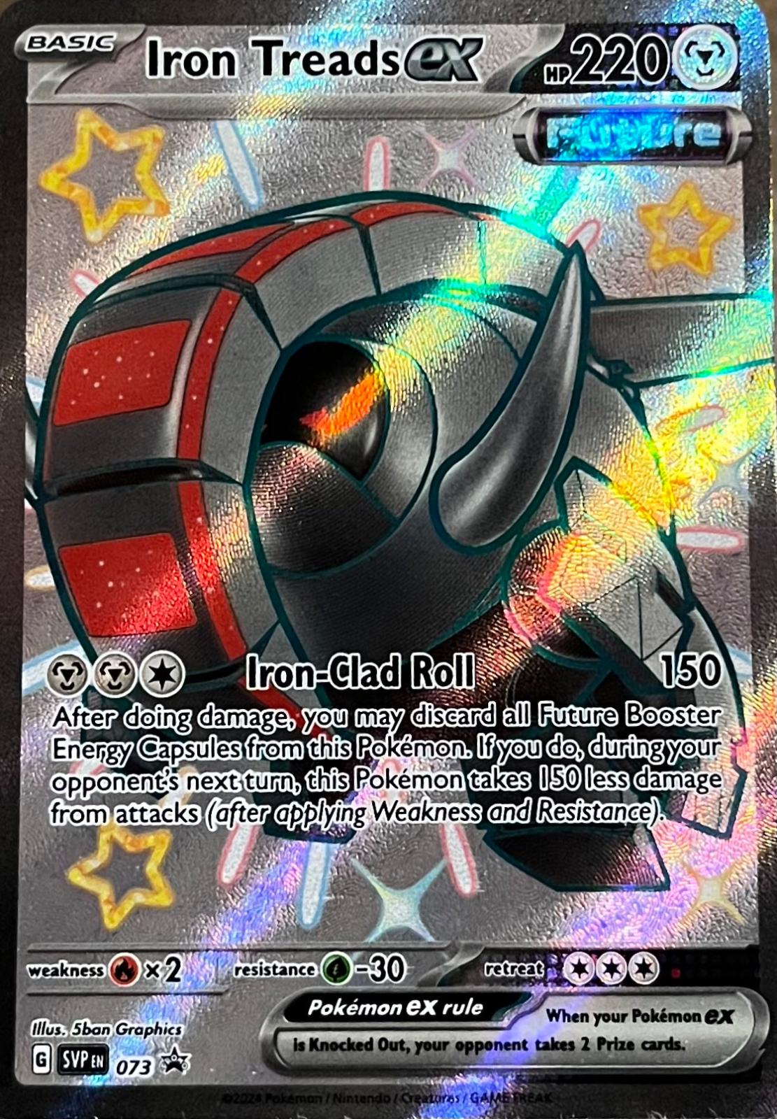 Iron Treads ex #73 Pokemon Promo