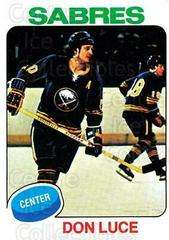 Don Luce #113 Hockey Cards 1975 Topps Prices
