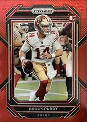 Brock Purdy [Red] Football Cards 2022 Panini Prizm Prices