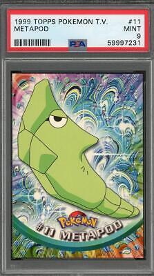 Metapod #11 Pokemon 1999 Topps TV