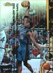 Ben Wallace [Refractor] Basketball Cards 1998 Finest Prices