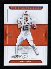 Tim Tebow [Century Silver] #24 Football Cards 2017 Panini National Treasures Collegiate Prices