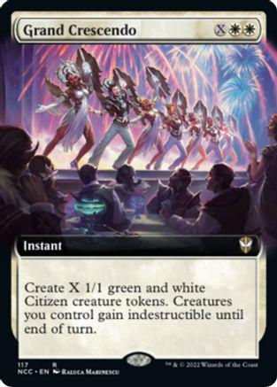 Grand Crescendo [Extended Art] #117 Magic New Capenna Commander