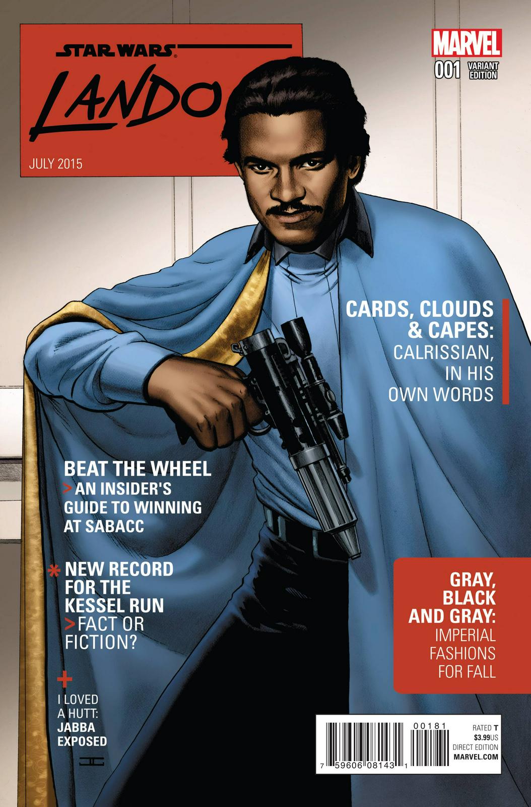 Star Wars: Lando [Cassaday] #1 (2015) Comic Books Star Wars Lando