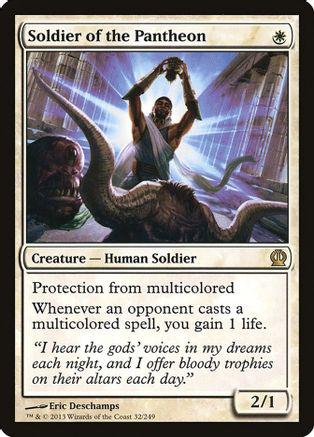 Soldier of the Pantheon [Foil] Magic Theros