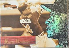 Rickey Henderson #36 Baseball Cards 1996 Pinnacle Aficionado Slick Picks Prices