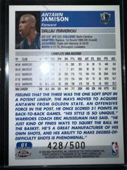 Back | Antawn Jamison Basketball Cards 2003 Topps Chrome