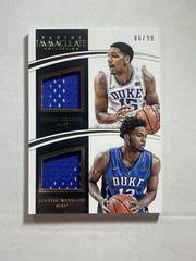 Jahlil Okafor, Justise Winslow Basketball Cards 2015 Panini Immaculate Collection Dual Memorabilia Prices