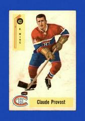 Claude Provost Hockey Cards 1958 Parkhurst Prices