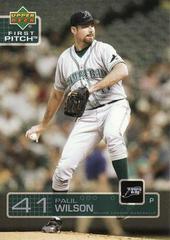 Paul Wilson #58 Baseball Cards 2003 Upper Deck First Pitch Prices