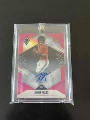 Justin Fields [Pink Autograph] #108 Football Cards 2021 Panini Phoenix Prices