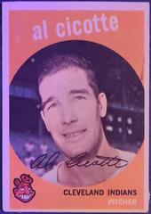 Al Cicotte #57 Baseball Cards 1959 Topps Prices