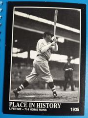 Lifetime 714 Home Runs #45 Baseball Cards 1992 Megacards Babe Ruth Prices