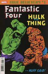 True Believers: Fantastic Four - Hulk vs. Thing Comic Books True Believers: Fantastic Four Prices