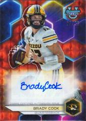 Brady Cook [Orange] #BOA-BC Football Cards 2023 Bowman's Best University Autographs Prices