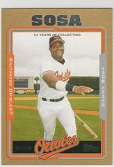 Sammy Sosa [Gold] Baseball Cards 2005 Topps Updates & Highlights Prices