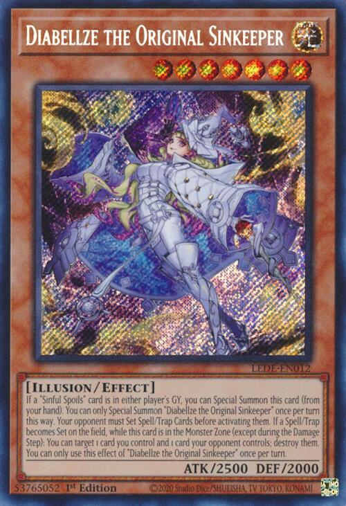 Diabellze the Original Sinkeeper LEDE-EN012 YuGiOh Legacy of Destruction