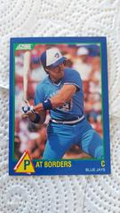 Pat Borders #91 Baseball Cards 1989 Score Rising Stars Prices