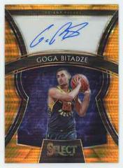 Goga Bitadze [Neon Orange Pulsar Prizm] Basketball Cards 2019 Panini Select Rookie Signatures Prices