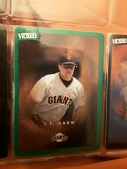 J.T. Snow [Green] #79 Baseball Cards 2003 Upper Deck Victory Prices