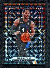 Derrick Rose [Blue Finite] Basketball Cards 2020 Panini Obsidian Prices