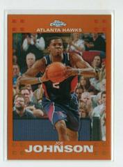 Joe Johnson [Orange Refractor] #2 Basketball Cards 2007 Topps Chrome Prices