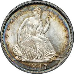 1847 Coins Seated Liberty Half Dollar Prices