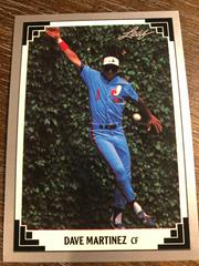 Dave Martinez #8 Baseball Cards 1991 Leaf Prices