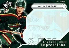 Marian Gaborik #122 Hockey Cards 2003 SPx Prices