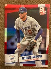 Freddie Freeman [Red Foil] #284 Baseball Cards 2024 Topps Big League Baseball Prices