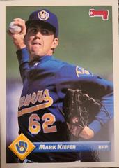 Mark Kiefer #263 Baseball Cards 1993 Donruss Prices