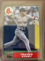 Trevor Story [Gold] #87TBU-8 Baseball Cards 2022 Topps Update 1987 Prices