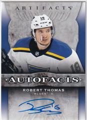 Robert Thomas #AF-RT Hockey Cards 2021 Upper Deck Artifacts Auto Facts Prices