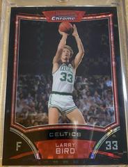 Larry Bird [Xfractor] #109 Basketball Cards 2008 Bowman Chrome Prices