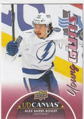 Alex Barre Boulet #C100 Hockey Cards 2021 Upper Deck UD Canvas Prices