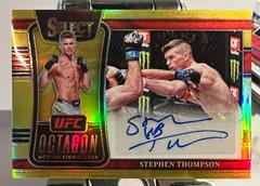 Stephen Thompson [Gold] Ufc Cards 2022 Panini Select UFC Octagon Action Signatures Prices