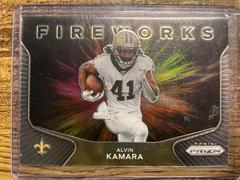 Alvin Kamara #7 Football Cards 2020 Panini Prizm Fireworks Prices