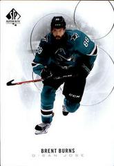 Brent Burns Hockey Cards 2020 SP Authentic Prices